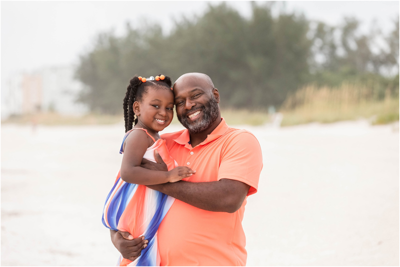 Family beach portraits at Anna Maria Island Florida