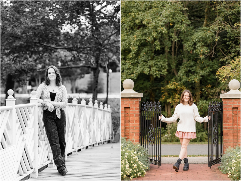 Class of 2022 senior portraits at Quiet Waters Park in Annapolis Maryland