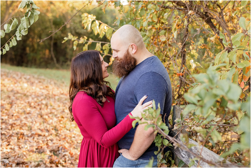Fall engagement portraits at Kinder Farm Park in Millersville, Maryland