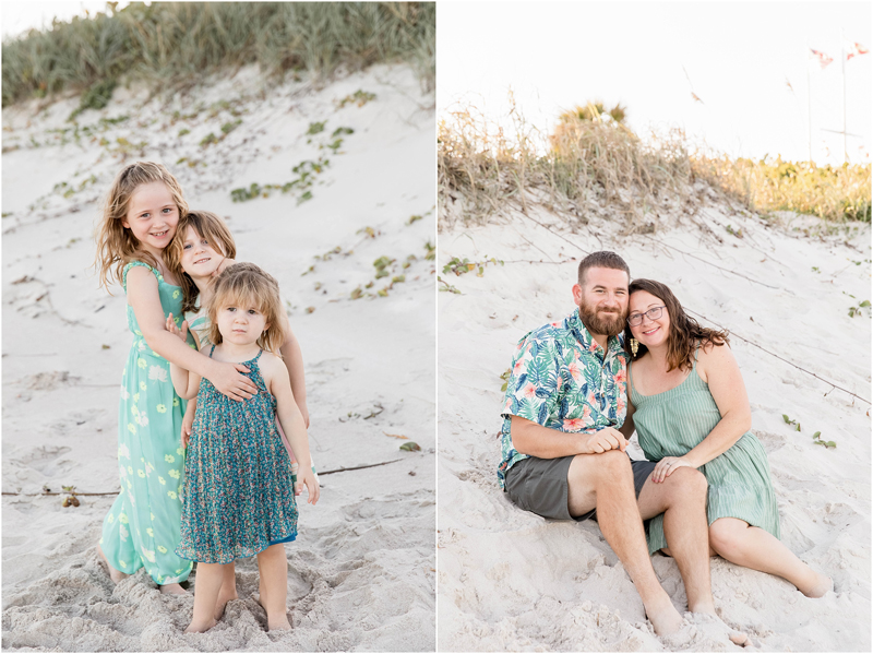 Melbourne Beach Florida extended family portrait photography