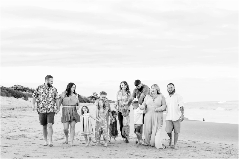 Melbourne Beach Florida extended family portrait photography