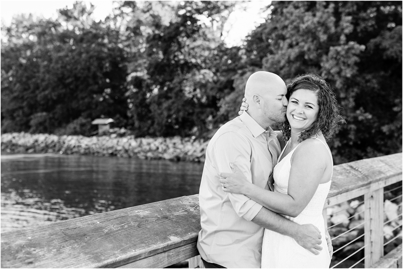Engagement portraits taken at Downs Park in Pasadena Maryland