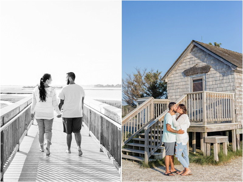 Engagement Portraits taken at Assateague Island National Seashore in Maryland.