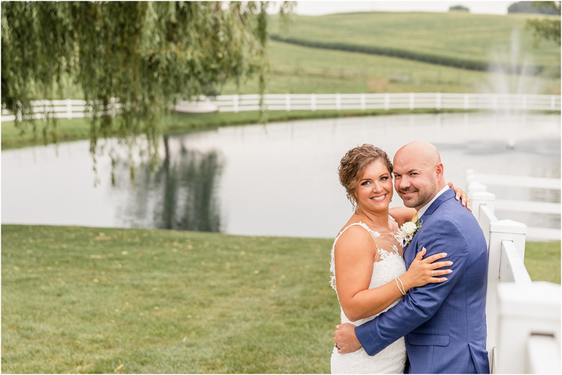 Summer wedding at Pond View Farm in Whitehall Maryland.