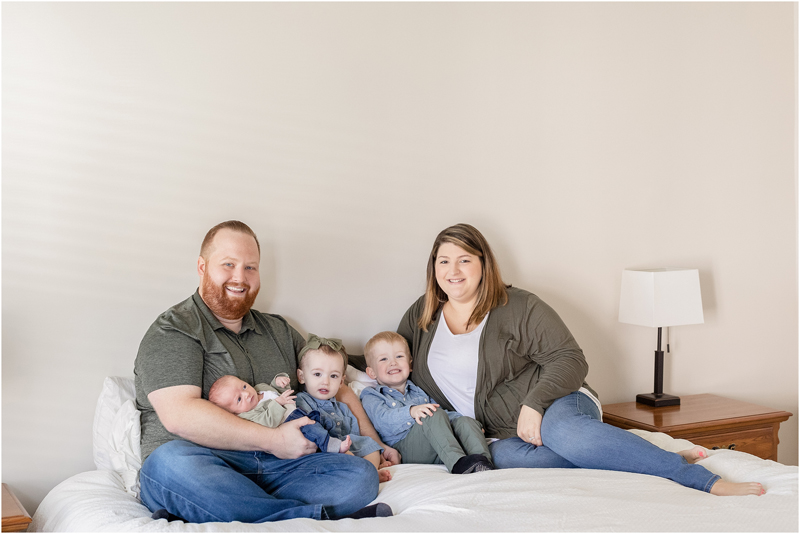 Lifestyle family newborn photography in Harford County Maryland
