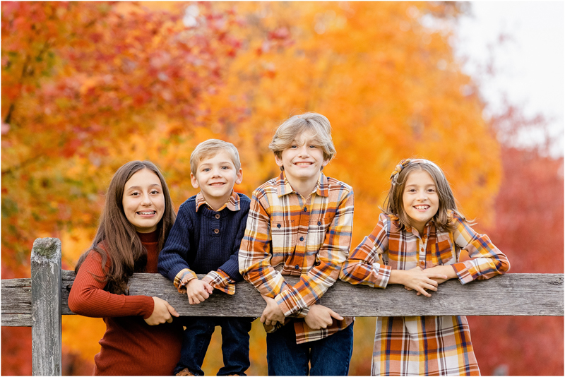 Fall Family Photography Portraits at Kinder Farm Park in Millersville Maryland