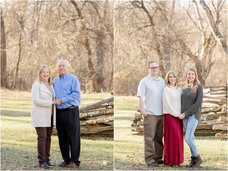 Extended family portraits in Baltimore, Maryland