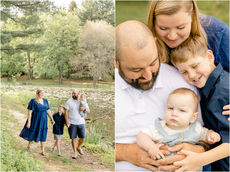 Maryland Family Portraits at Pine Run Park in Sykesville, Maryland.
