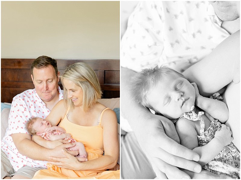 In home LIfestyle Newborn Portraits in Severn Maryland