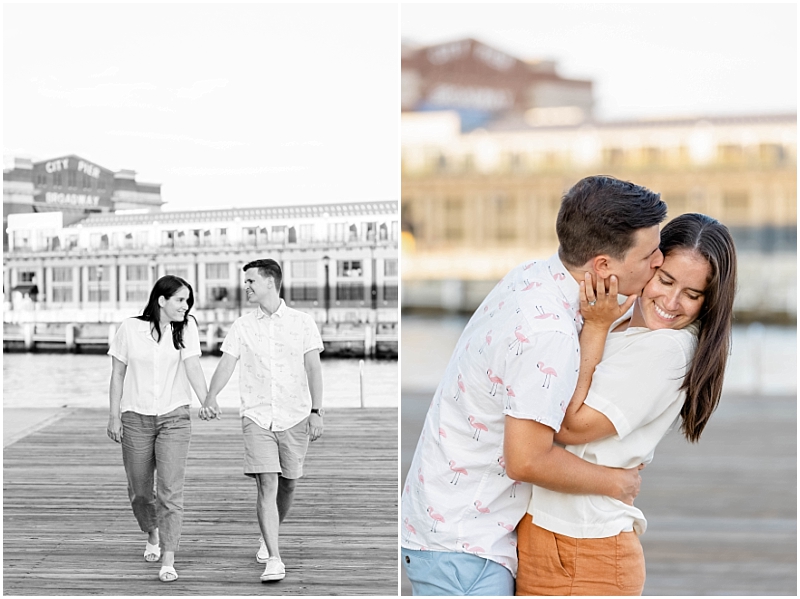 Engagement Proposal in Fells Point Baltimore, Maryland.