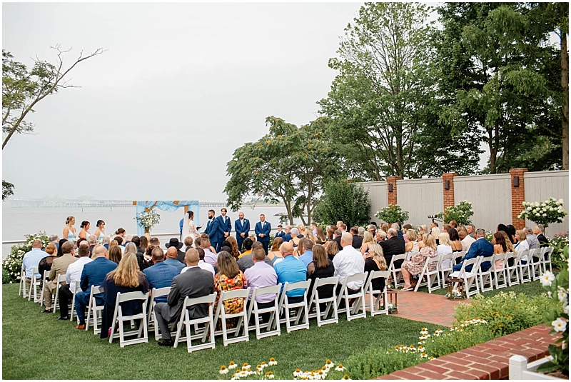 Chesapeake Bay Beach Club wedding in Stevensville, Maryland