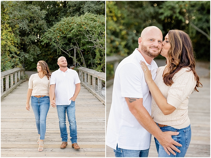 Engagement Portraits taken at Downs Park in Pasadena, Maryland