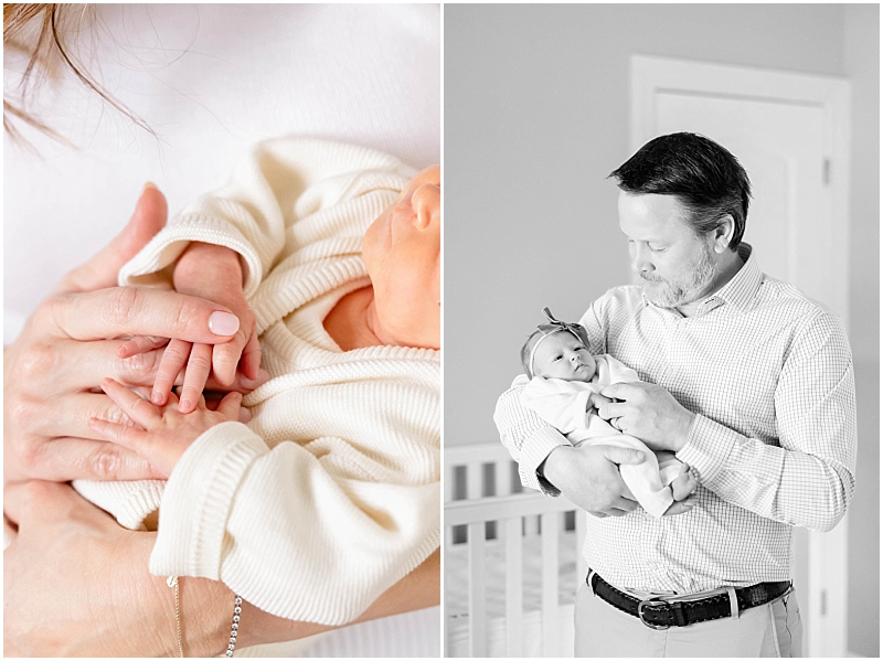 In-home lifestyle newborn photography in Annapolis, Maryland