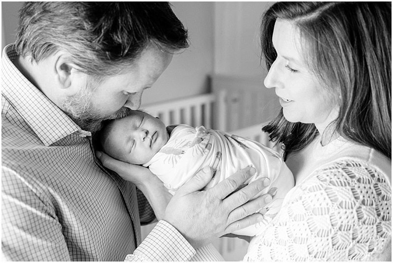 In-home lifestyle newborn photography in Annapolis, Maryland