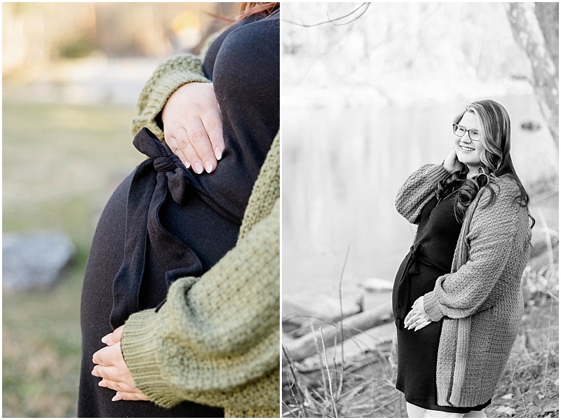 maternity portraits in Historic Downtown Ellicott City, Maryland