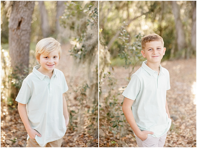 Family Portraits at Lake Louisa State Park in Clermont Florida. 