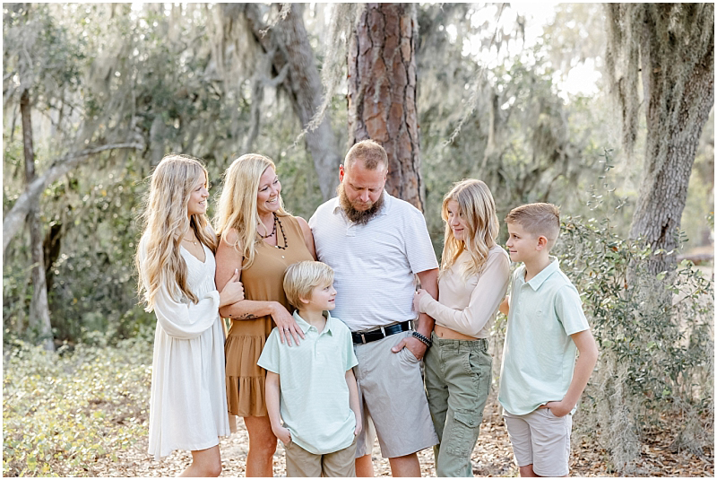 Family Portraits at Lake Louisa State Park in Clermont Florida. 