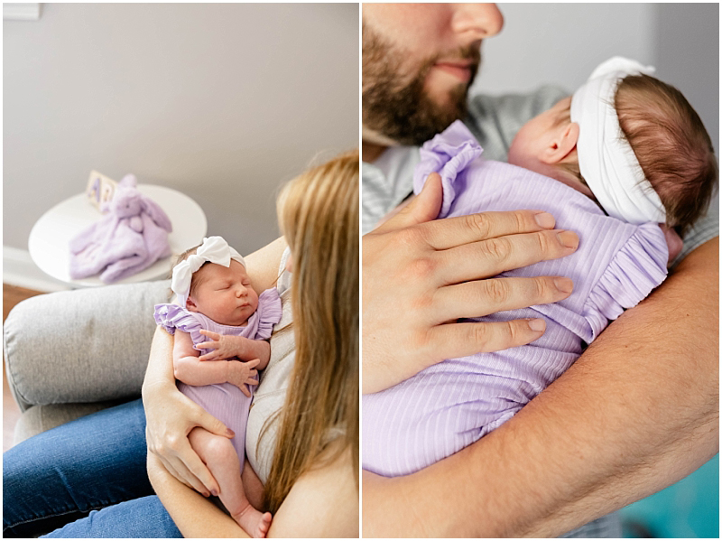 Lifestyle Newborn photography in Pasadena, Maryland