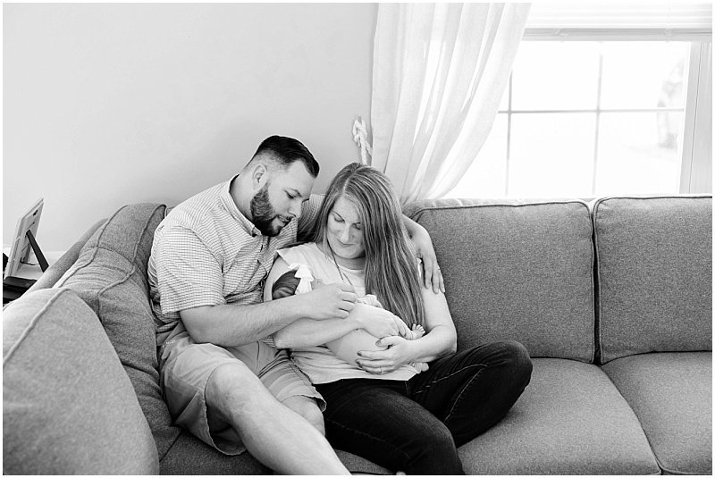 Lifestyle Newborn photography in Pasadena, Maryland