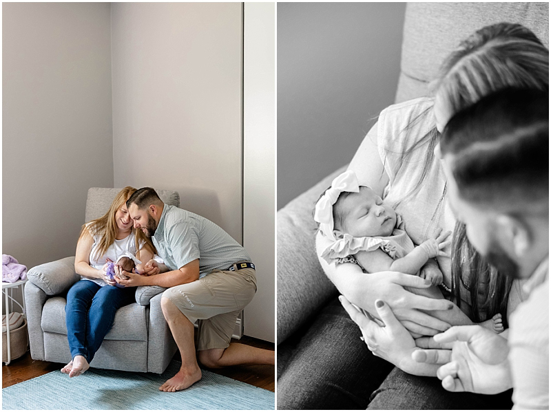 Lifestyle Newborn photography in Pasadena, Maryland