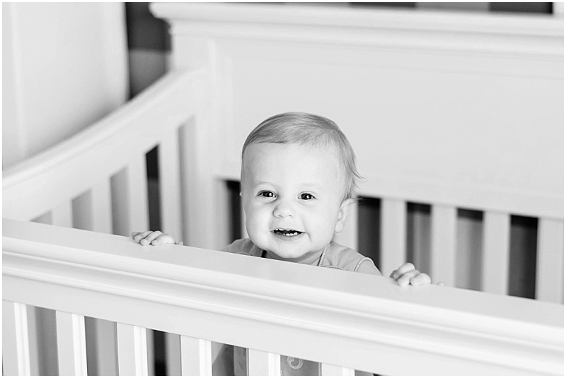 In home, lifestyle, one year portraits in Frederick, Maryland by StaceyLee Photography