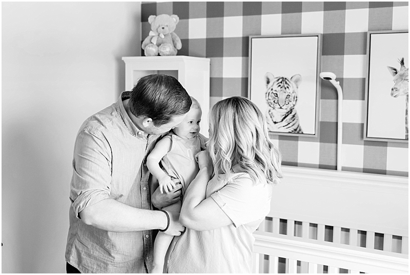 In home, lifestyle, one year portraits in Frederick, Maryland by StaceyLee Photography