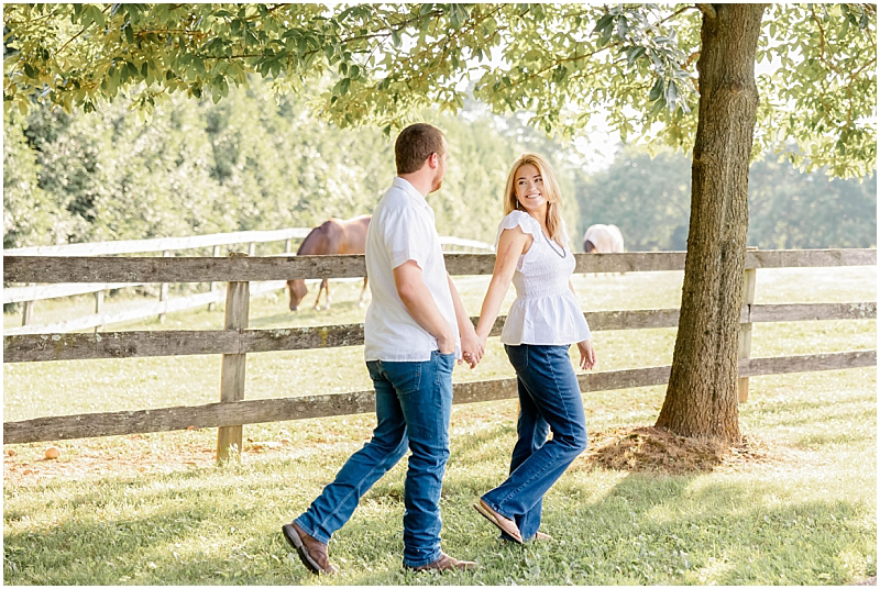 Rustic Farm engagement session in Poolsville, Maryland by StaceyLee Photography