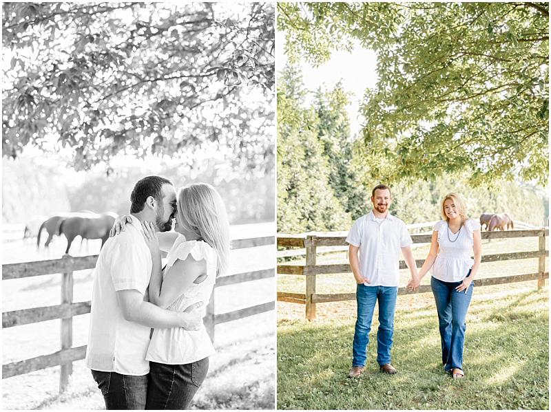 Rustic Farm engagement session in Poolsville, Maryland by StaceyLee Photography