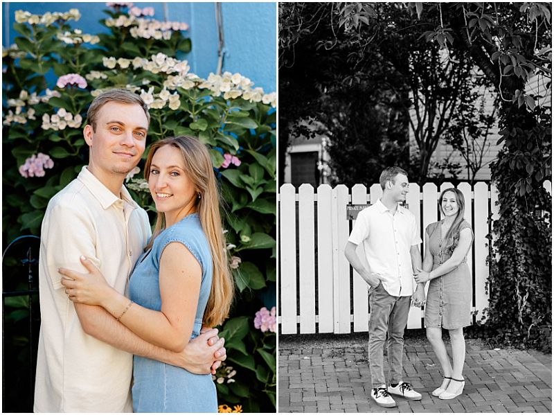 Summer Engagement Portraits in Downtown Annapolis