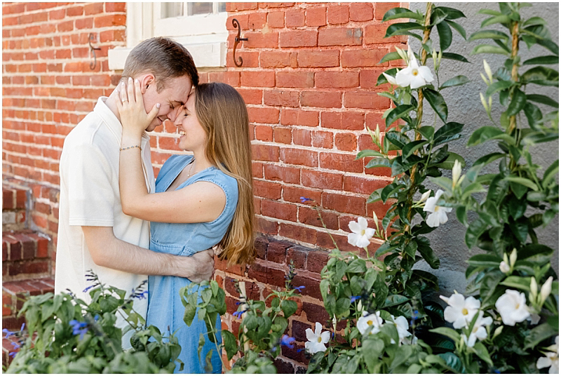 Summer Engagement Portraits in Downtown Annapolis