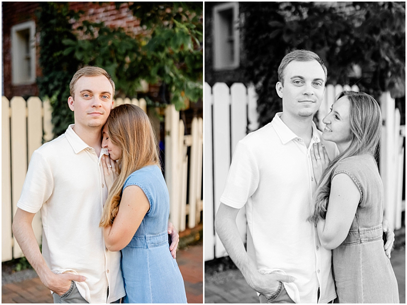 Summer Engagement Portraits in Downtown Annapolis