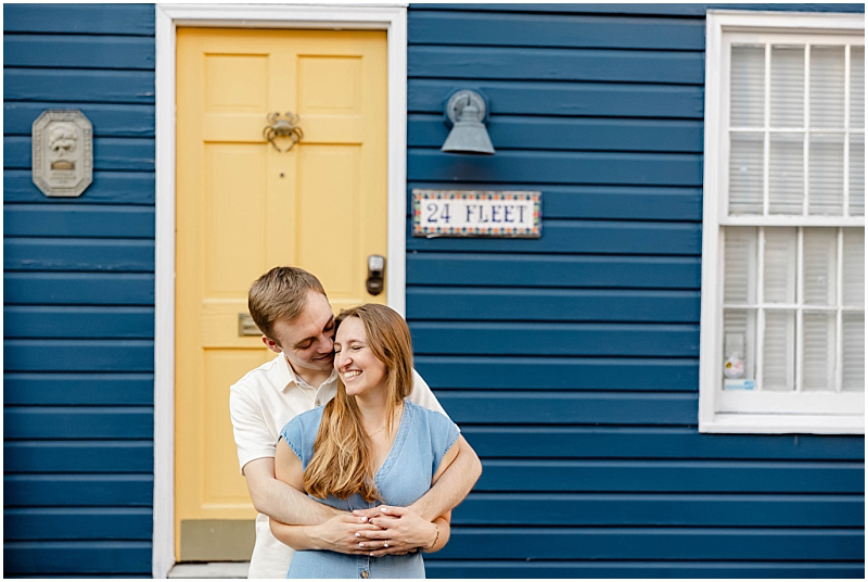 Summer Engagement Portraits in Downtown Annapolis