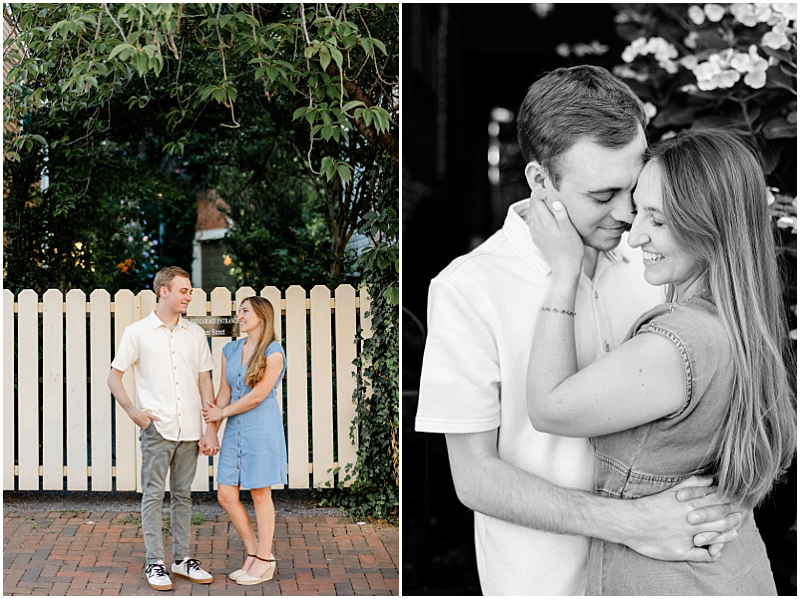 Summer Engagement Portraits in Downtown Annapolis