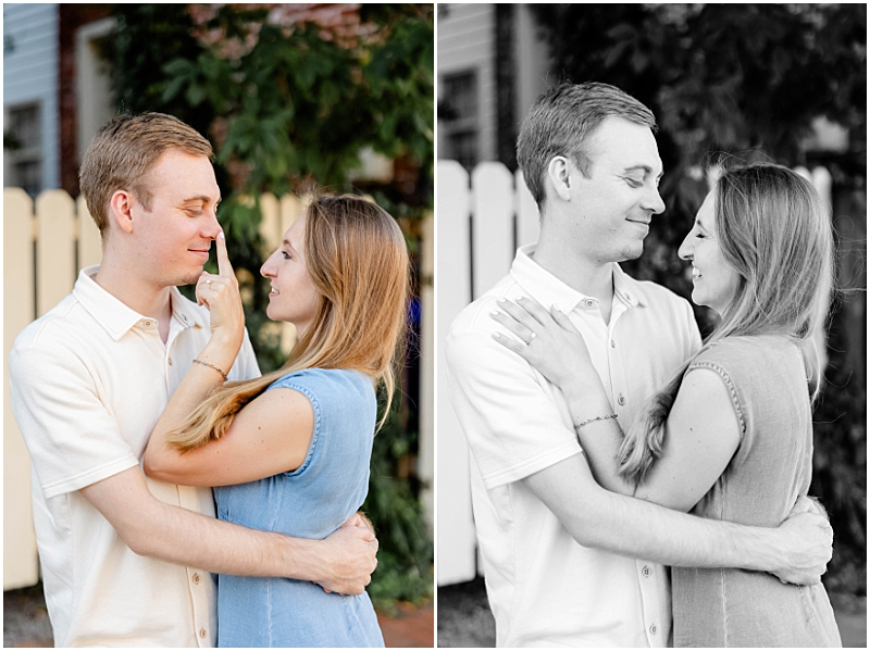 Summer Engagement Portraits in Downtown Annapolis