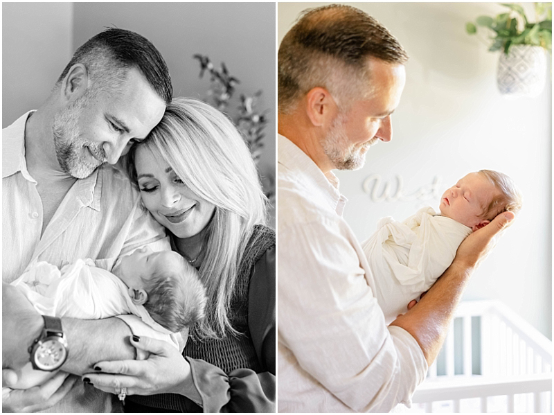 in home lifestyle newborn photography in pasadena maryland