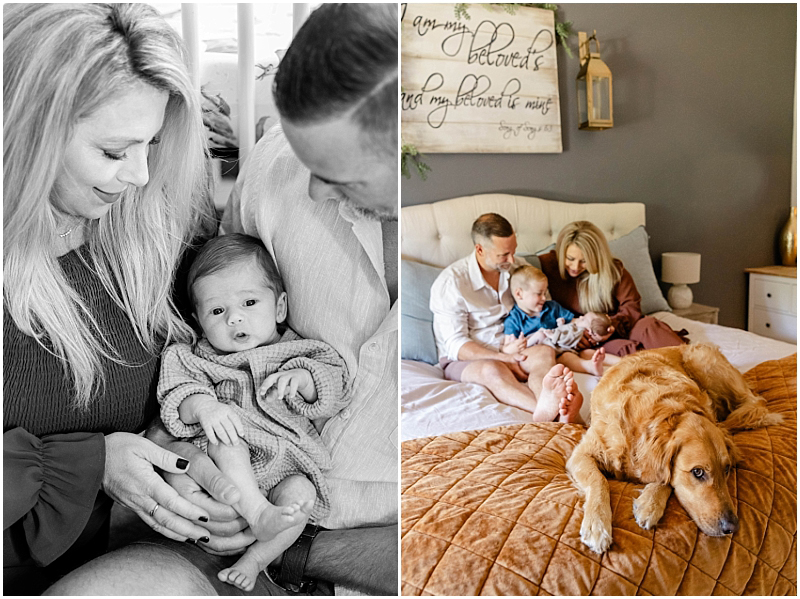 in home lifestyle newborn photography in pasadena maryland