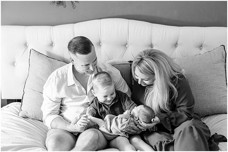 in home lifestyle newborn photography in pasadena maryland