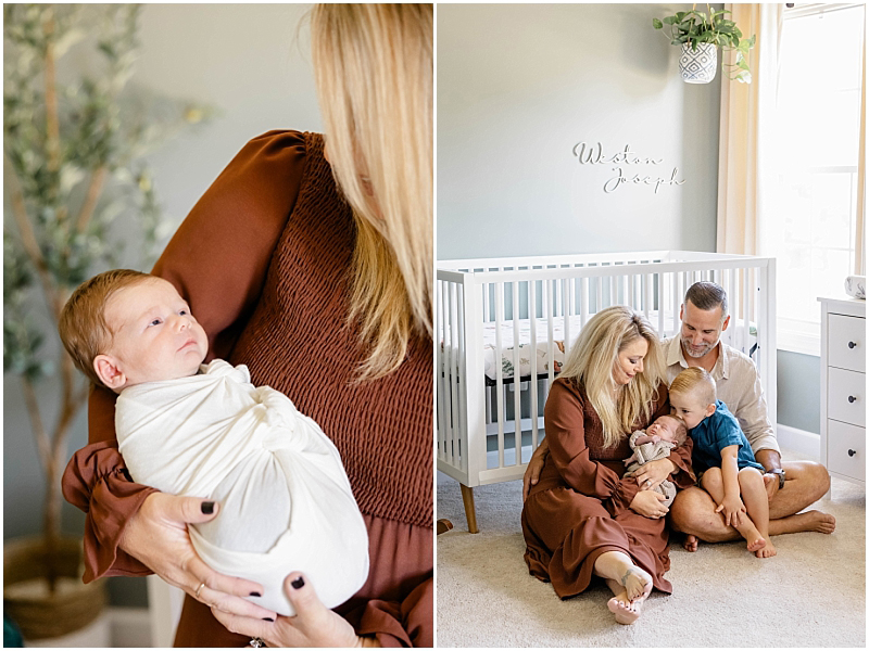 in home lifestyle newborn photography in pasadena maryland