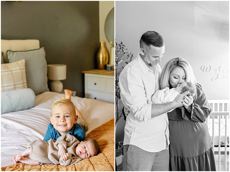 in home lifestyle newborn photography in pasadena maryland