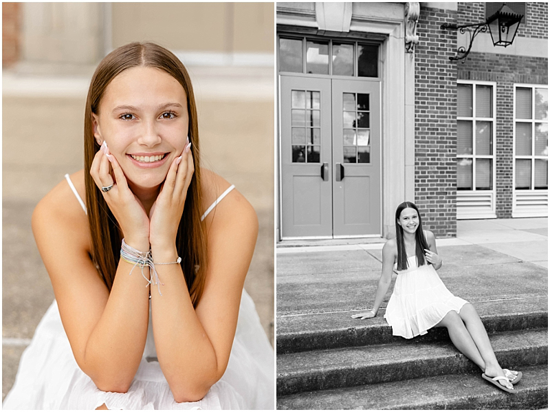 High School Senior portraits at Glen Burnie High School in Glen Burnie Maryland