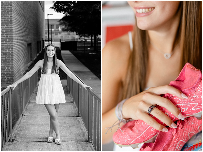 High School Senior portraits at Glen Burnie High School in Glen Burnie Maryland