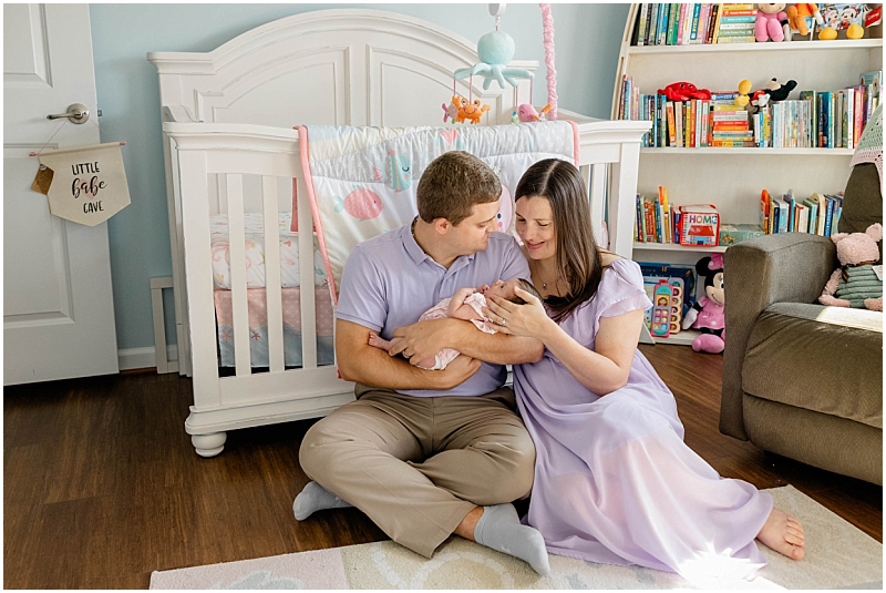 In-Home Lifestyle Newborn Photography Portraits in Glen Burnie, Maryland by StaceyLee Photography