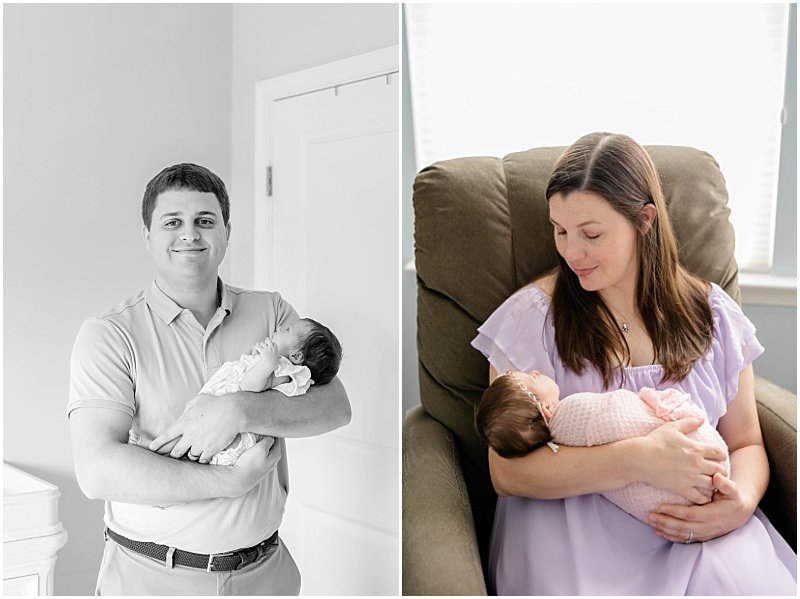 In-Home Lifestyle Newborn Photography Portraits in Glen Burnie, Maryland by StaceyLee Photography