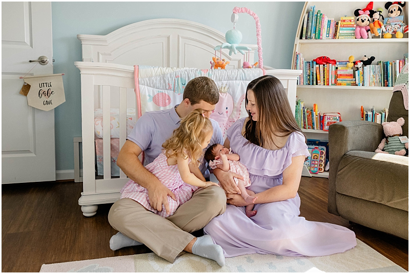 In-Home Lifestyle Newborn Photography Portraits in Glen Burnie, Maryland by StaceyLee Photography