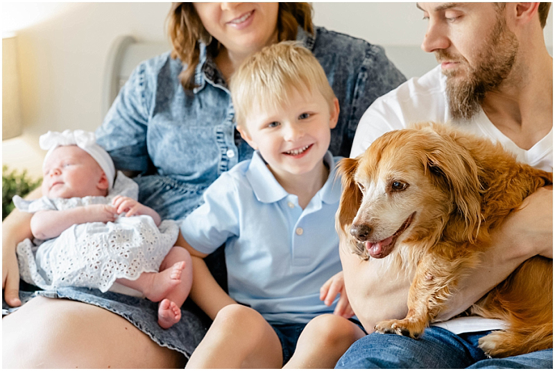 In home lifestyle newborn photography session in Severn Maryland, by StaceyLee Photography.