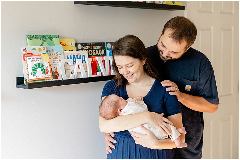 In Home Lifestyle Newborn Portraits by StaceyLee Photography