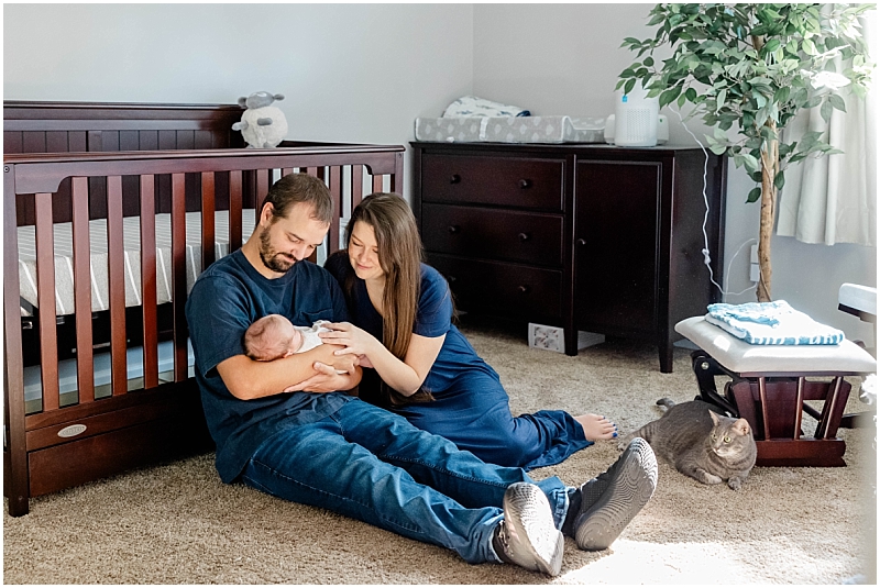 In Home Lifestyle Newborn Portraits by StaceyLee Photography