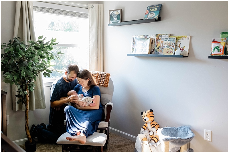 In Home Lifestyle Newborn Portraits by StaceyLee Photography