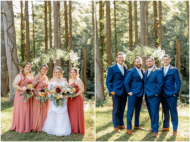 Fall Wedding at Camp Puh'tok in Monkton, Maryland by StaceyLee Photography