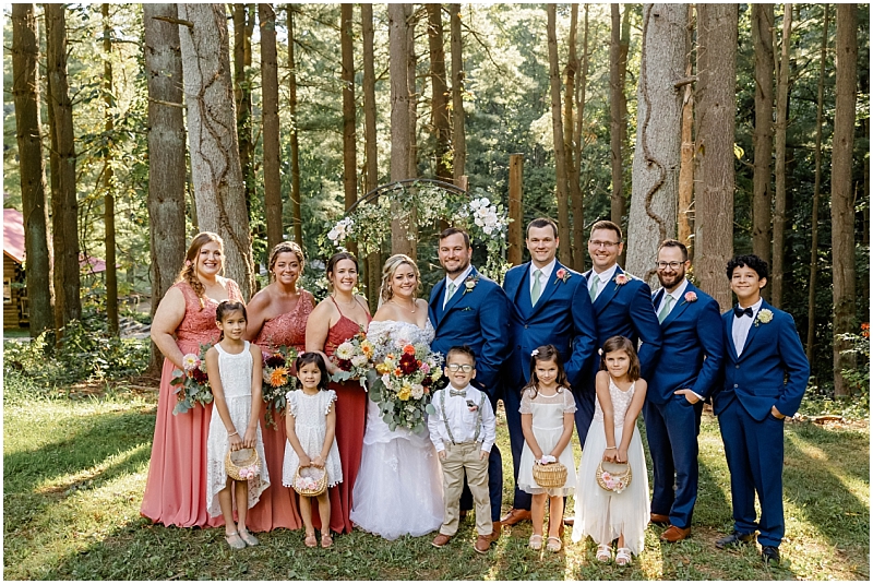 Fall Wedding at Camp Puh'tok in Monkton, Maryland by StaceyLee Photography